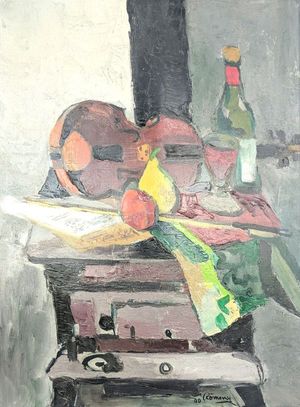 nature morte au violon Ill