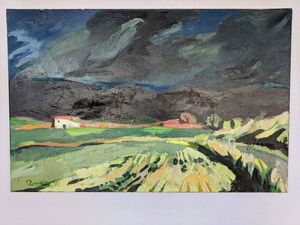 La tempéte route de Cucuron