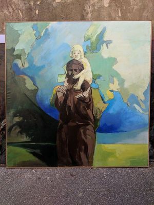 Autoportrait avec Marco devant le monde